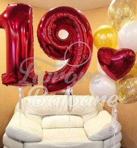 Buchet Baloane 19 ani (LB-12020)