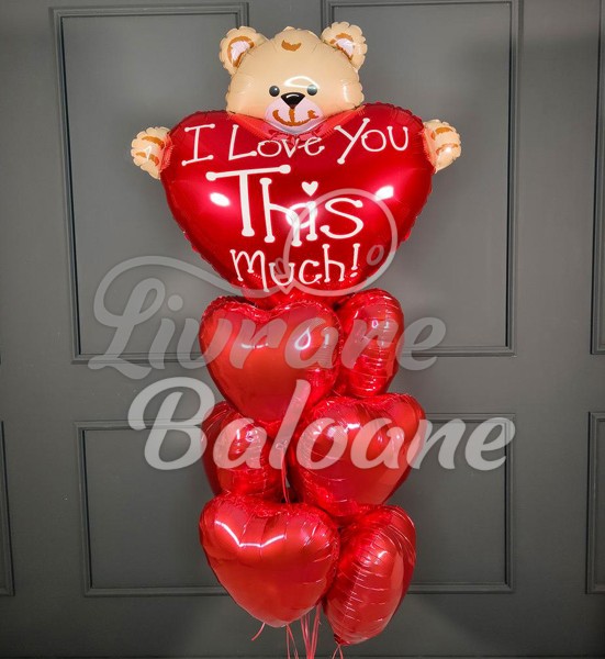 Set Baloane cu Heliu Valentine's Day (LB-16024)