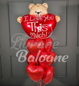 Set Baloane cu Heliu Valentine's Day (LB-16024)