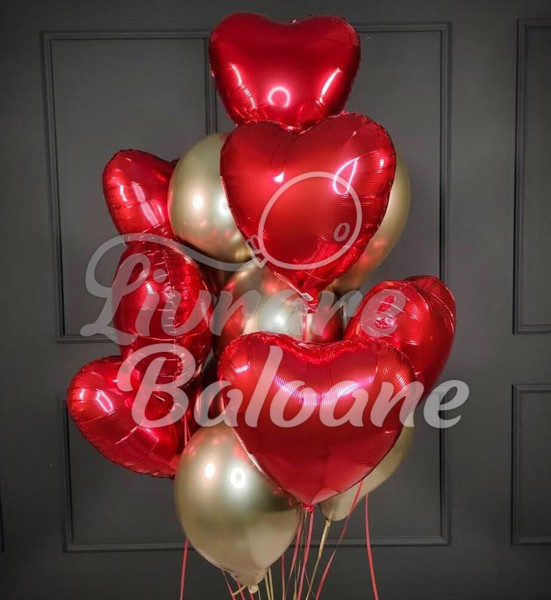 Buchet baloane de Valentine's Day (LB-16031)
