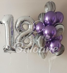 Buchet Baloane cu Heliu (LB-12034)